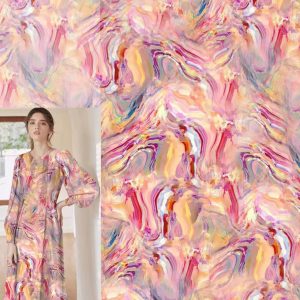 Vải in hoa HT-YFBLM1036